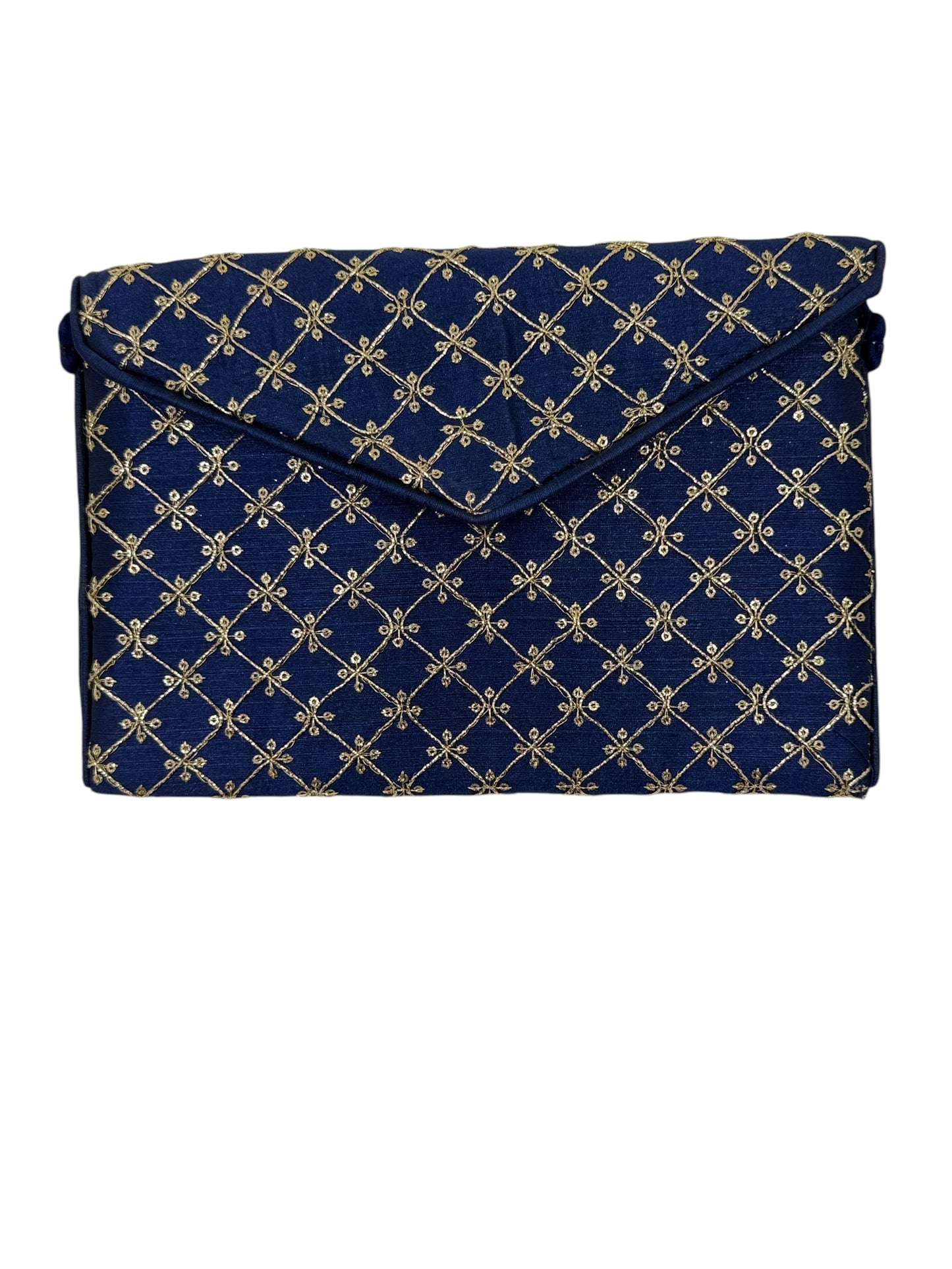 Embraided gypsy cotton clutch