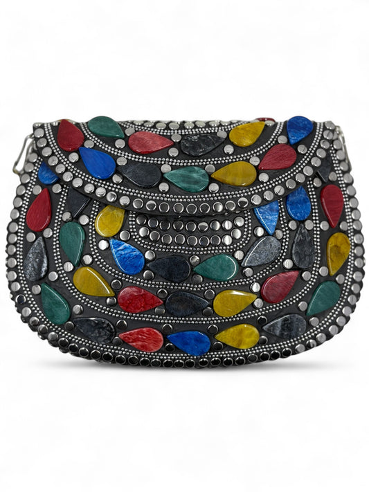 Vintage brass clutch