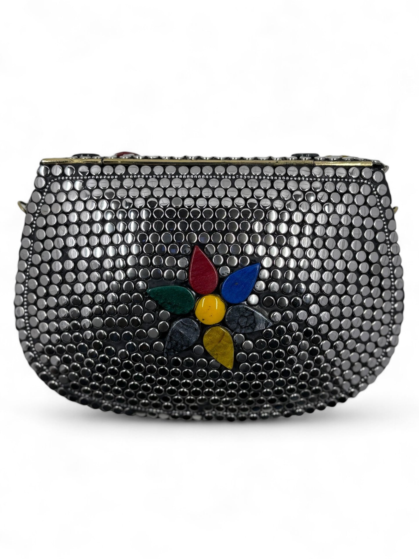 Vintage brass clutch