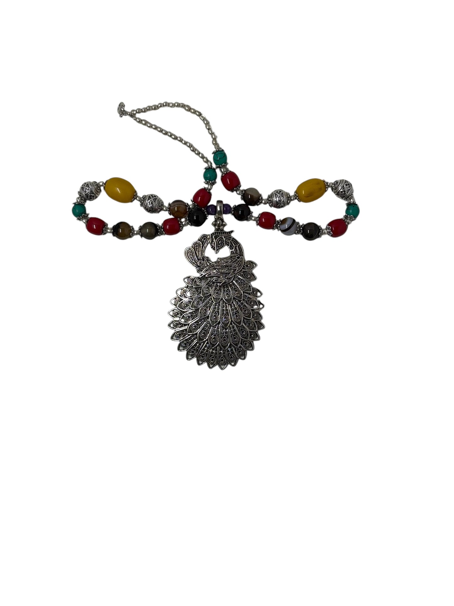 Vintage sherpa necklace