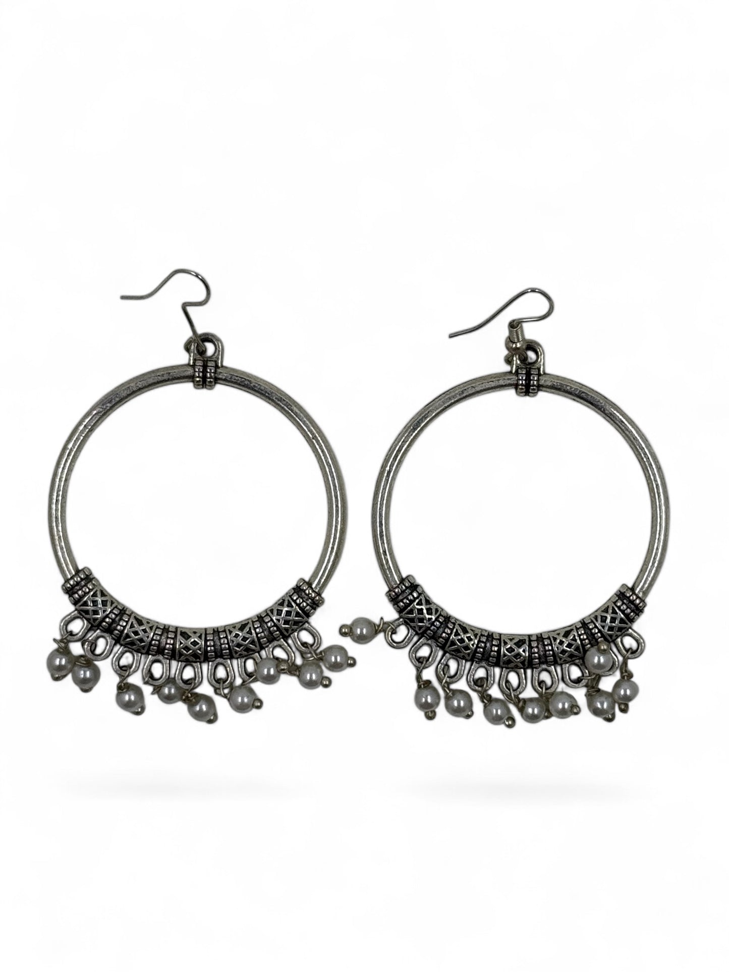 Retro brass earrings