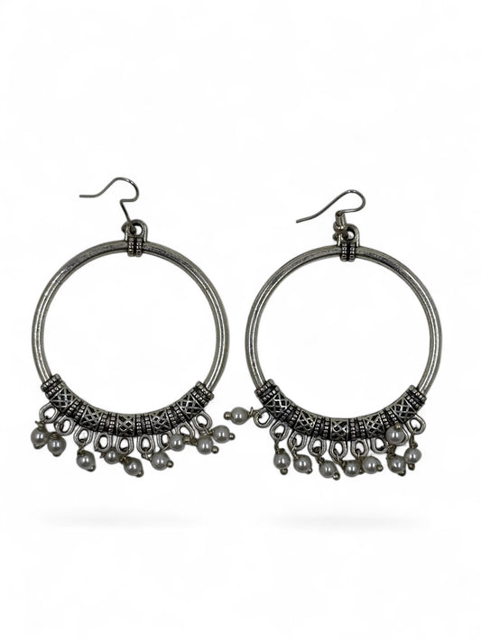 Retro brass earrings