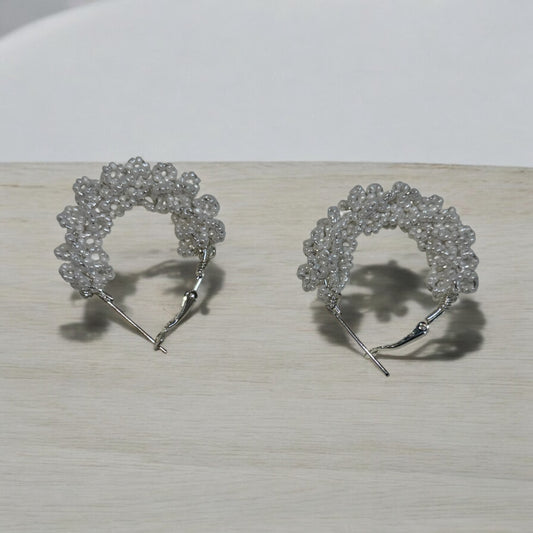 Small pearl earrings