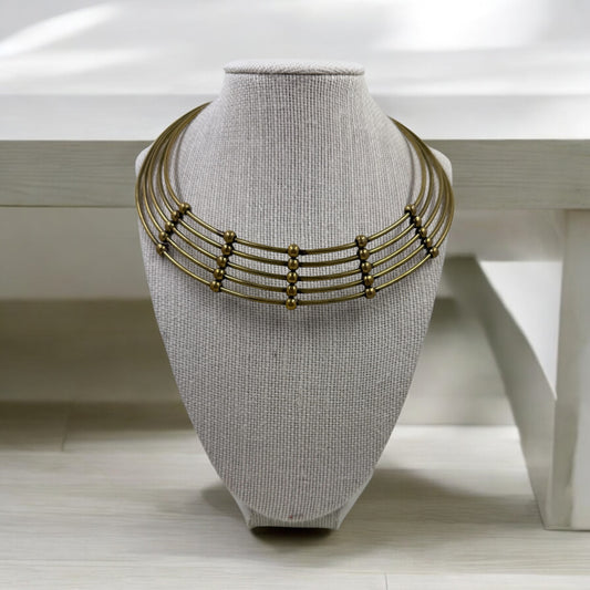 Tibetan brass chocker