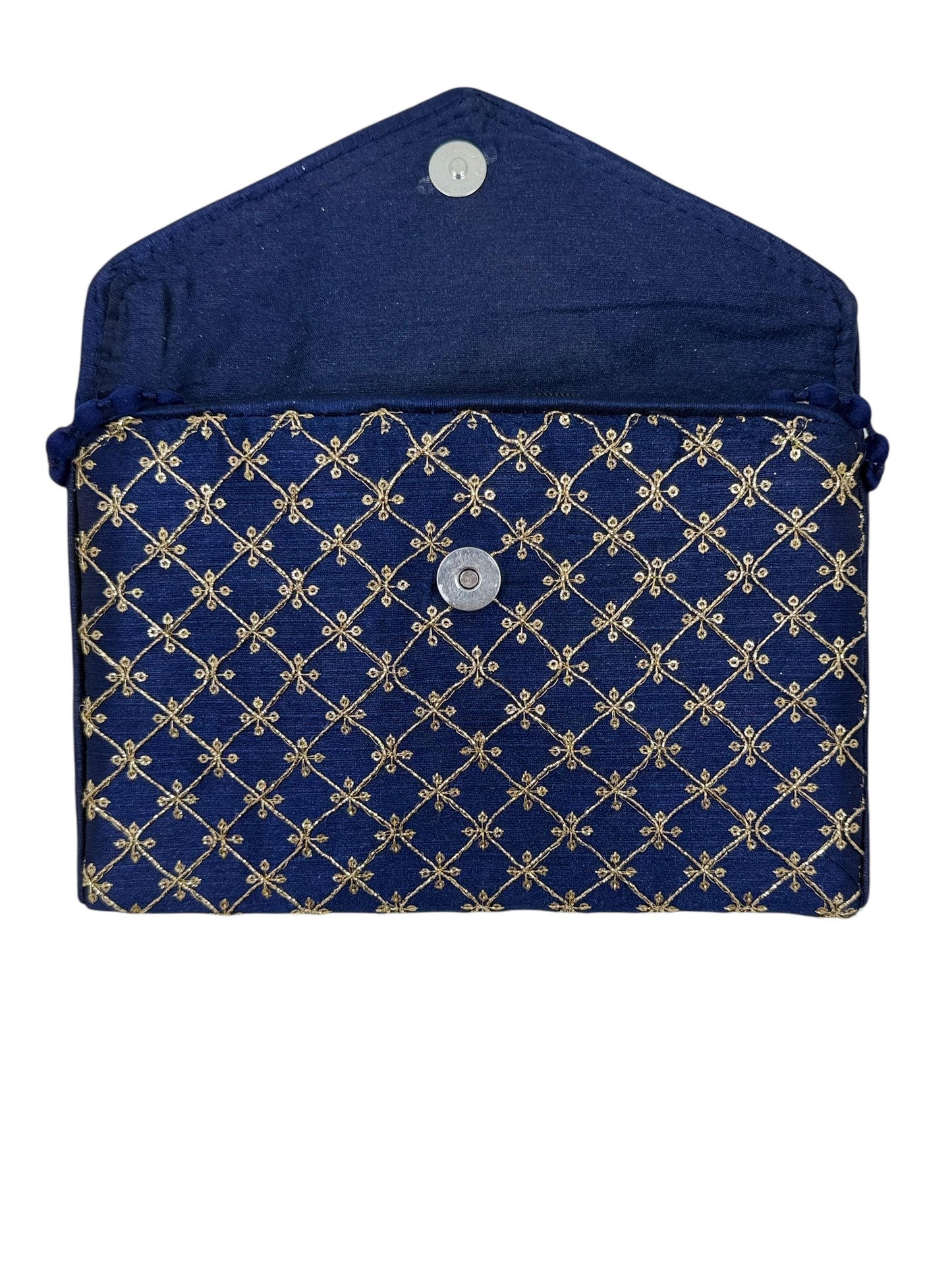 Embraided gypsy cotton clutch