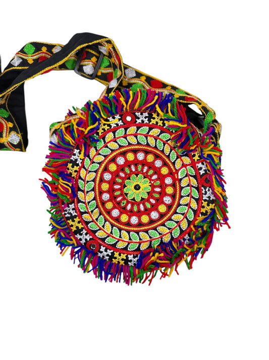 Colorful embraided rare gypsy bag