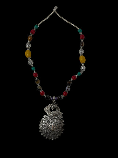 Vintage sherpa necklace